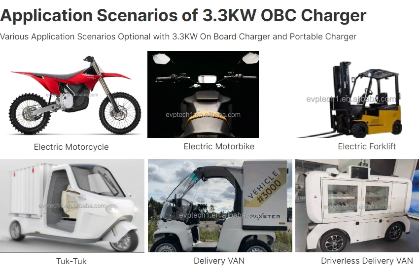 IP67 Electric Scooter Lithium Battery on Board Charger with Can Bus