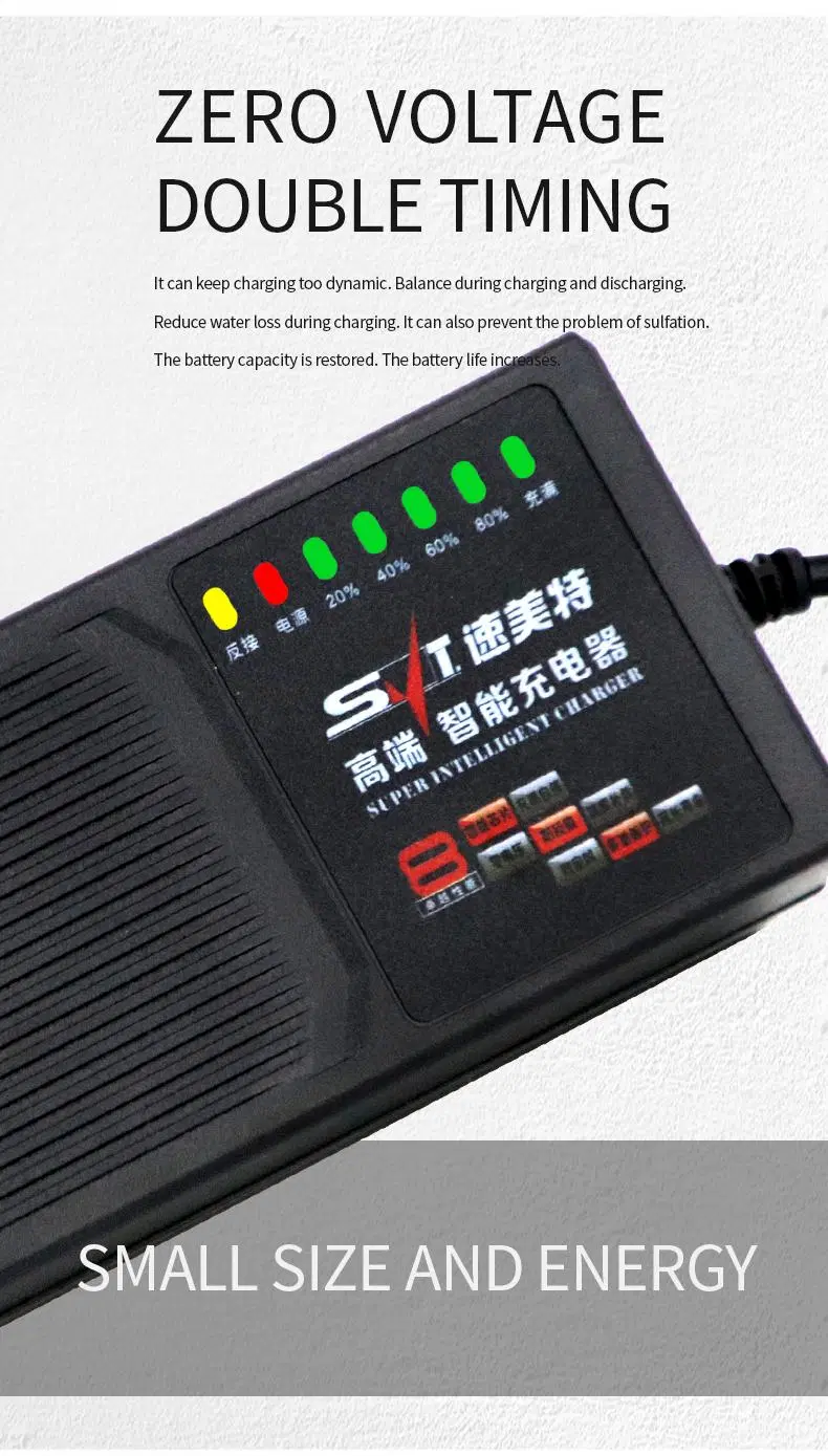 Lead Acid Battery Charger 60V20ah Intelligent Battery Charger