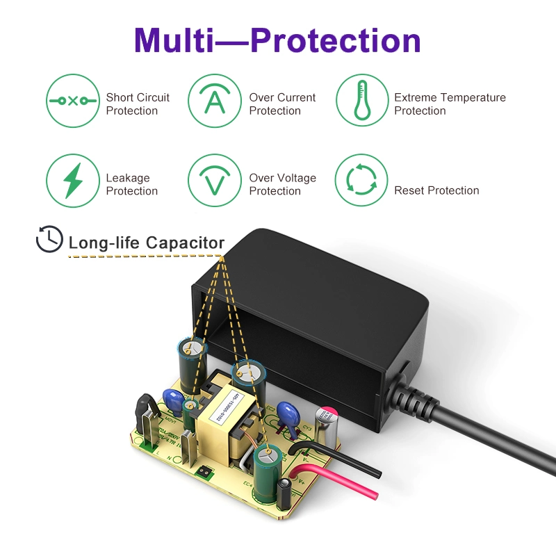 Charger for Hair Clipper 5V 9V 12V 1A 2A 3A 15W Power Adapter 18 Volt AC Adapter EMC Adapter Supplier