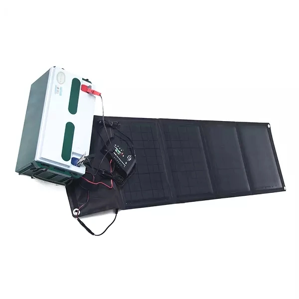 40W Foldable Solar Panel USB DC Portable Mobile Phone Car Battery Folding Charger Factory Price