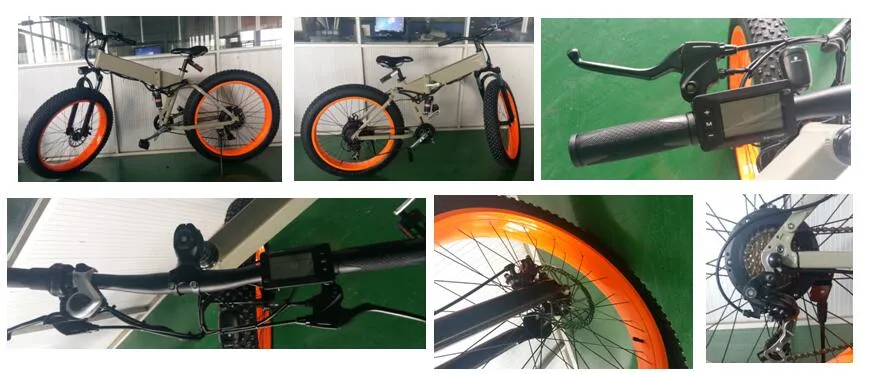 750W Hummer Electric Folding Mountain Fat Bike