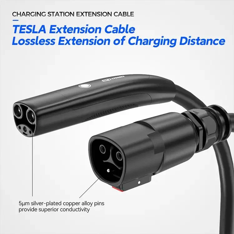 40A 240V Charger Extension Cable Connectors Cord Type 1 EV Charging Female Connector for Tesla