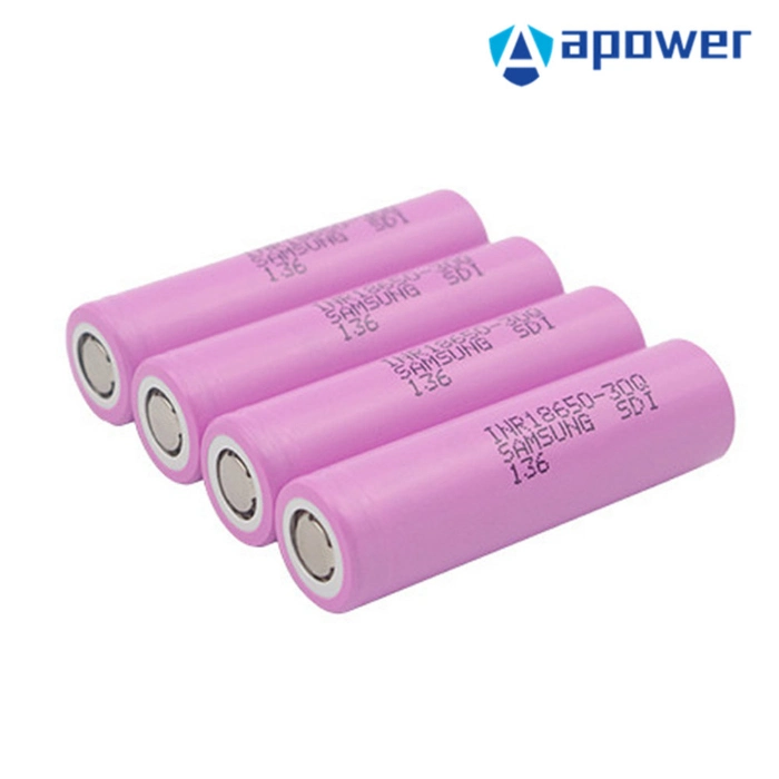 Lithium Ion Battery Orginal 18650 3.7V 3000mAh 30q with 15A Discharge Current