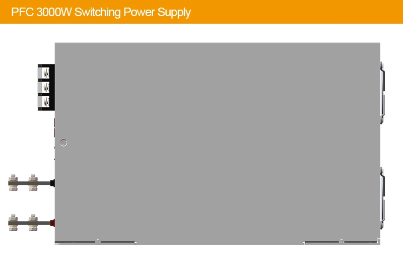 3000W High Current 62.5A 24V 48V DC Power Supply 3kw 0.98 Pfc Switch DC Power Supply Single Output Battery Charger