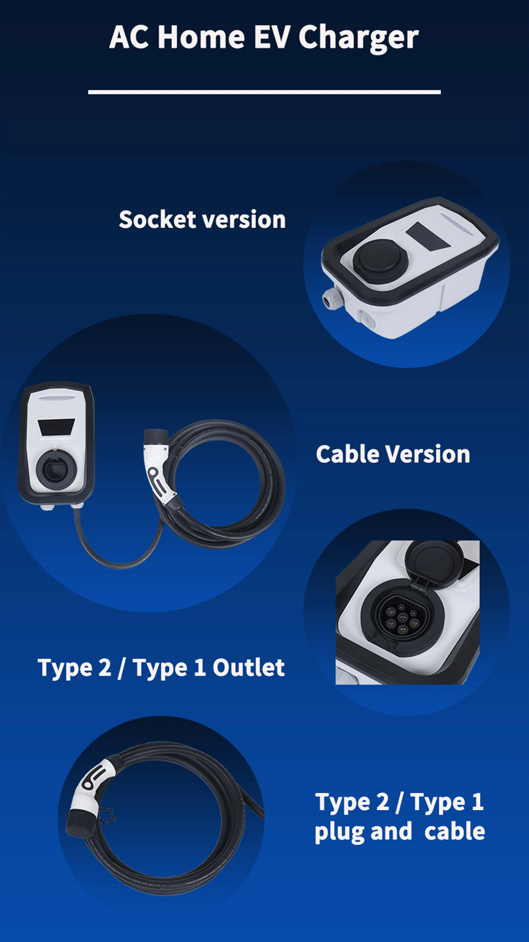 EV Charge Pile in Car Charger for Tesla Charger Station