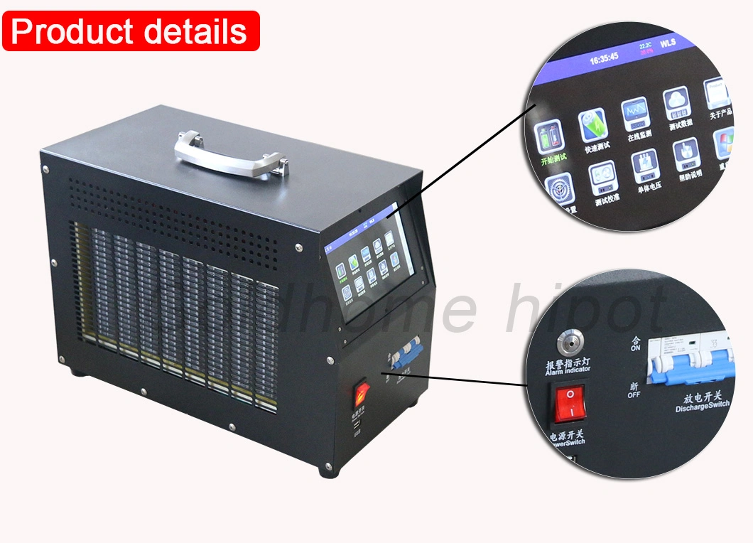 DC System Maintenance Test Kit 12V Battery Capacity Meter Battery Discharge Device Battery Charge and Discharge Tester