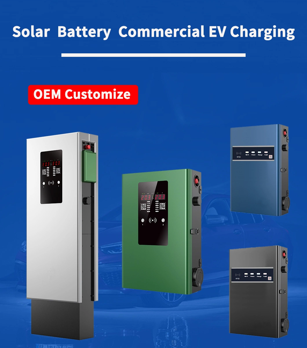 22kw 32A Solar Power Electric Vehicle Charging Station Waterproof Charging Stations Photovoltaic Systemsr, for Solar Powered Car Battery Charger