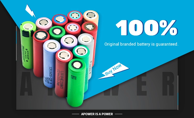 Lithium Ion Battery Orginal 18650 3.7V 3000mAh 30q with 15A Discharge Current