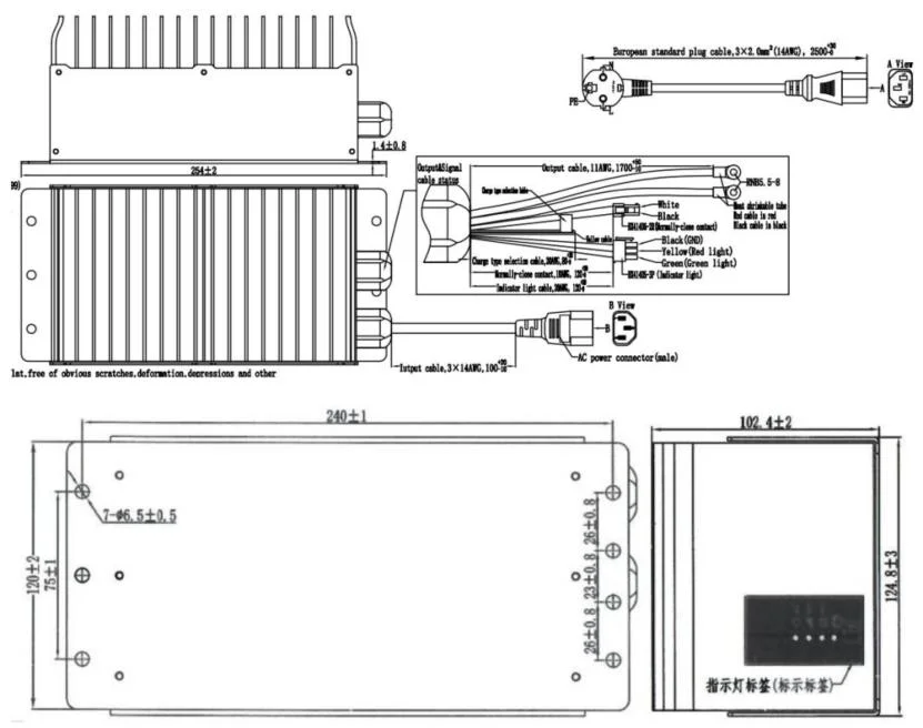 IP67 on Board Charger 700W24V25A for Scissor Access Platform Lift and Forklift EV Charger Battery Charger for Electric Scooter Loaders Delivery Car Charger