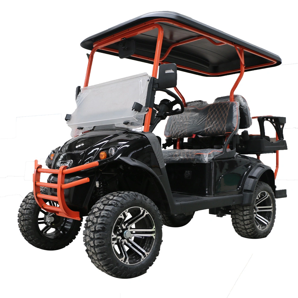 Hongchangda Electric Golf Cart 2+2 Seats 4 Wheels Club Car for Sighting with 48V 72V Fast Charger