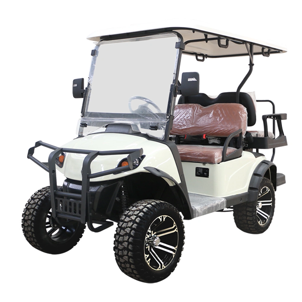 Hongchangda Electric Golf Cart 2+2 Seats 4 Wheels Club Car for Sighting with 48V 72V Fast Charger