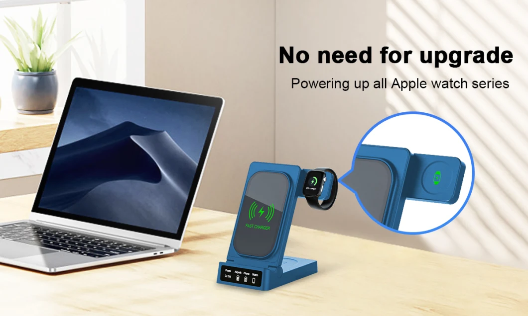 2023 Portable Quick Fast Charger for Android iPhone Smartphone Wireless Charging Station