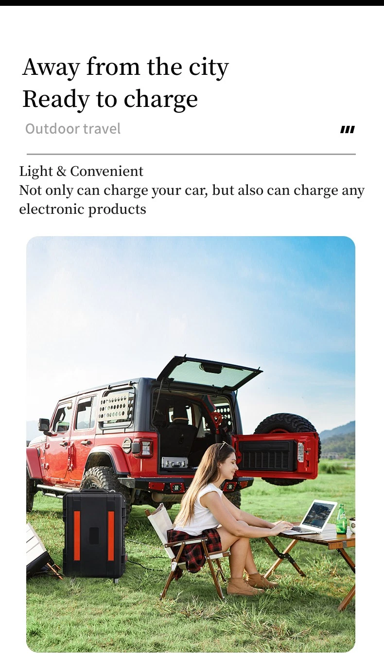 Trolley Emergency Power Car Charging 5000W Portable DC EV Charger Power