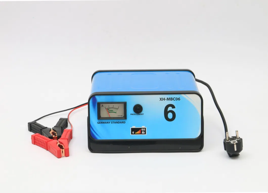 Car Battery Charger for Sealed Acid Lead Battery in Metal Case