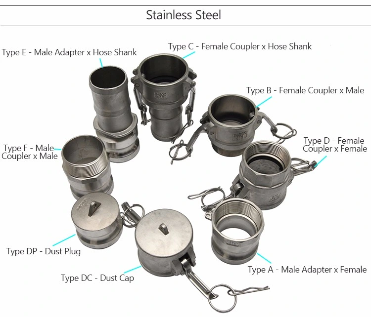 Hose Couplings Quick Connector Camlock Fittings