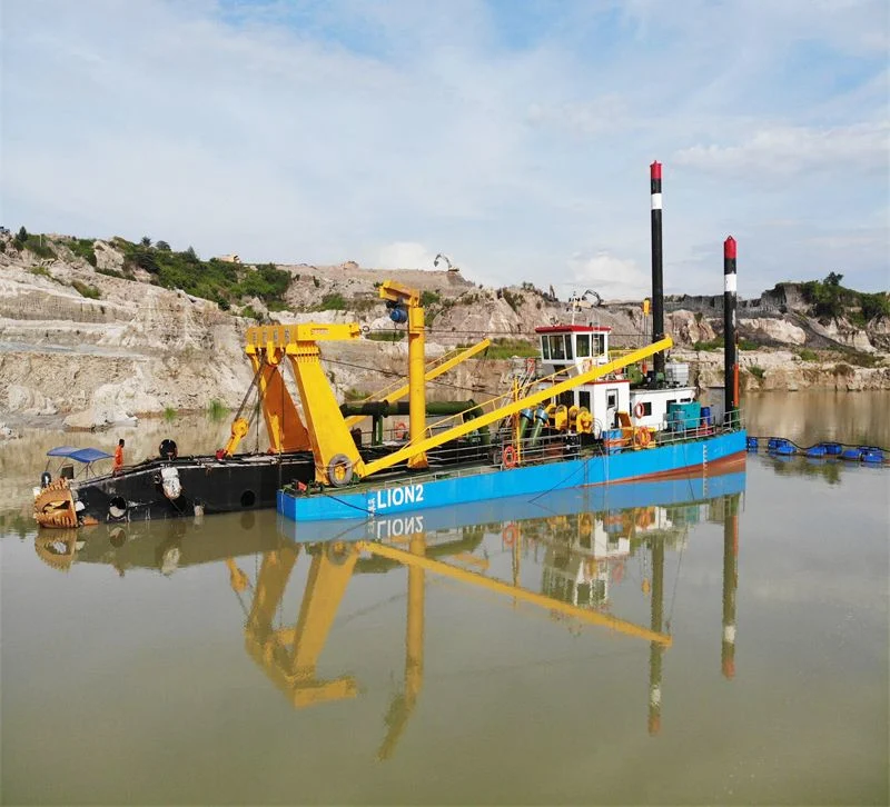 High Capacity 400m3/H 12 Inch Cutter Suction Dredger for Sand