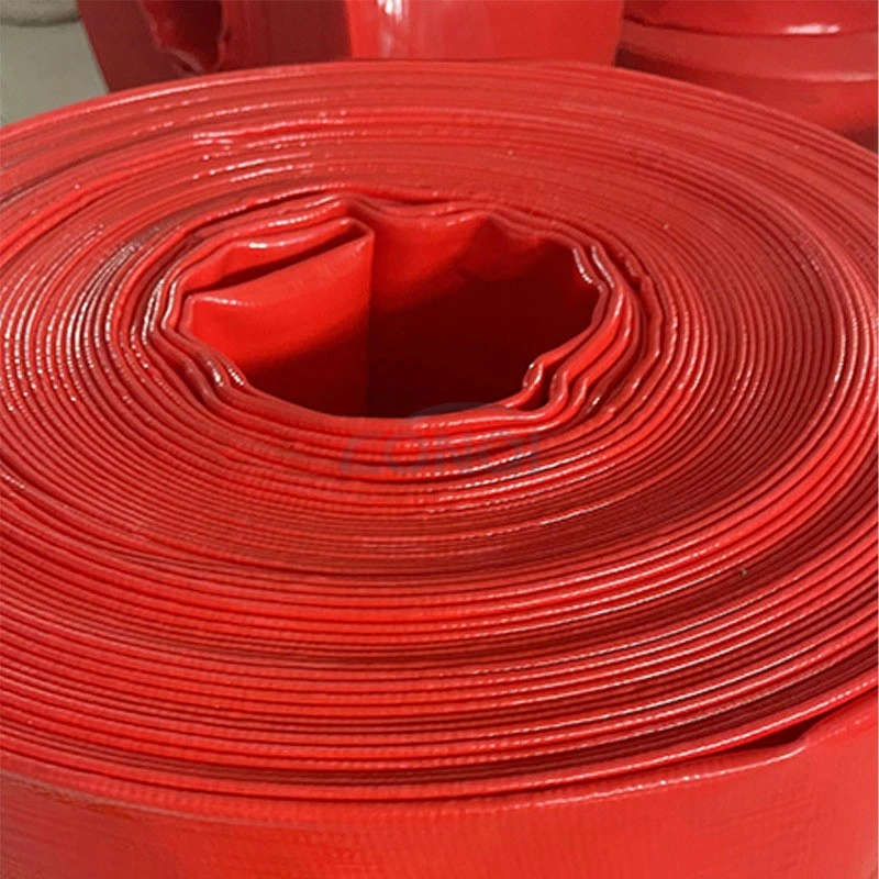 High Pressure Heavy Duty Agricultural PVC Layflat Water Discharge Irrigation Hose Pipe 1 2 3 6 8 10 12 Water Pump Pool Discharge Garden Sunny Layflat Hose