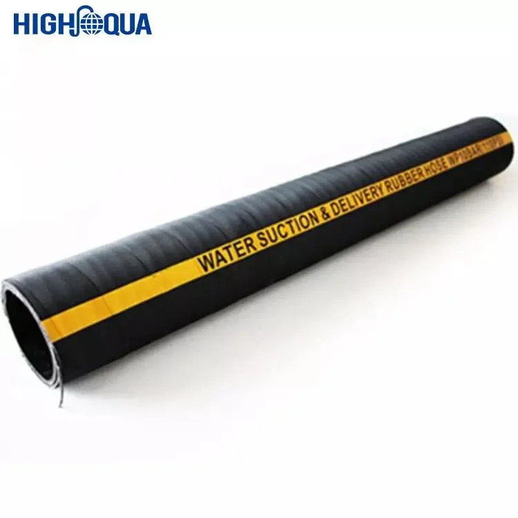 Whosaler High Temperature Flexible Rubber Hot Oil Suction Transfer Hose with ISO