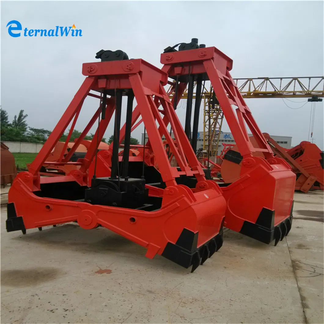 Orange Peel Grab Five-Claw Rotary Log Grab Rotating Wood Grapple for Excavators