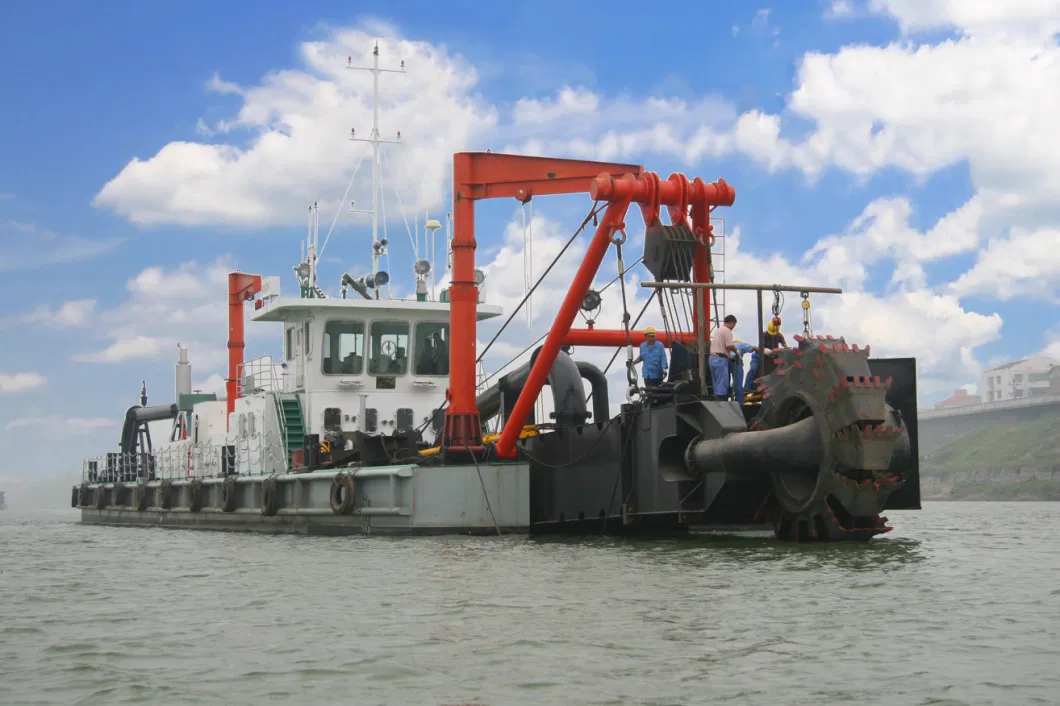 14 Inch Gold Dredging Machine Bucket Wheel Dredging Equipment Hydraulic Sand Gold Cutter Suction Dredger