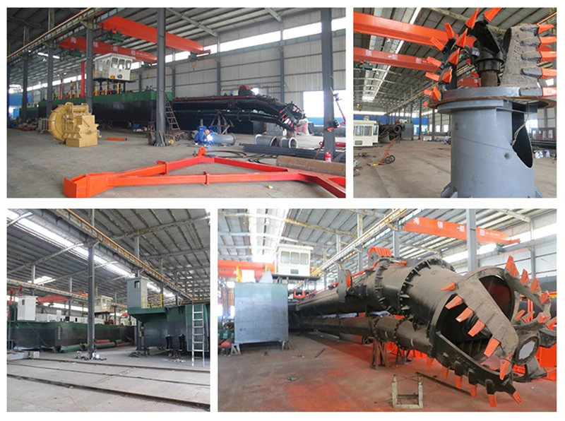 Diesel Engine Hydraulic 4000m3/H Cutter Suction Dredge for for Sand Clay Dredging in River Lake Port Canal