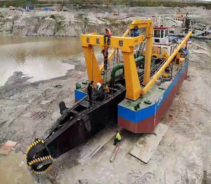 High Capacity 400m3/H 12 Inch Cutter Suction Dredger for Sand