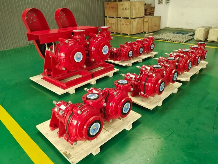 Horizontal Small Belt Driven Slurry Centrifugal Pump Shaft Sleeve