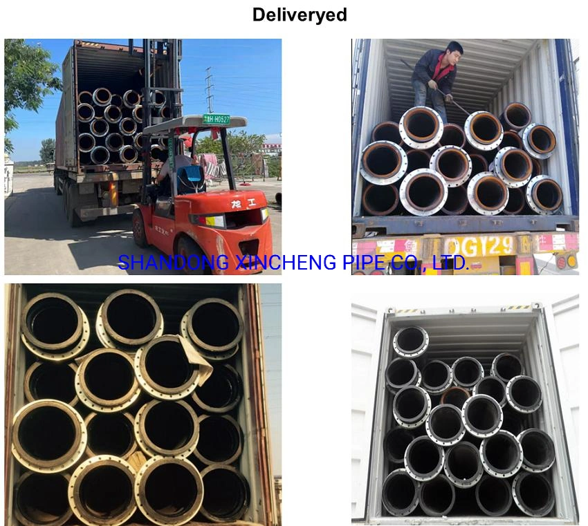 Discharge Sand Pipe with Robber Hose and Floater for Dredger Dredge