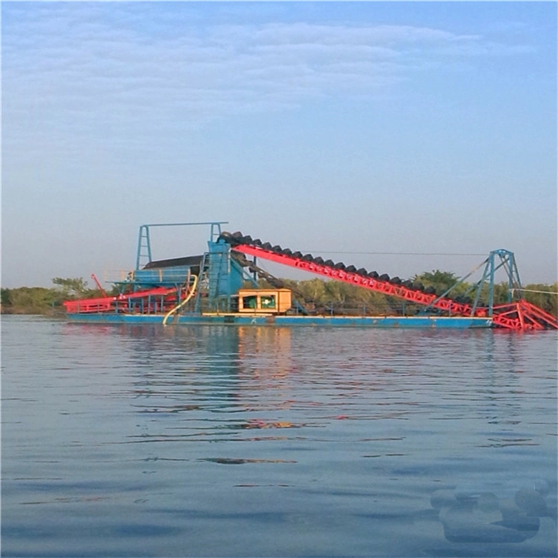 Bucket Chain Diamond Dredger for River Gold Mining