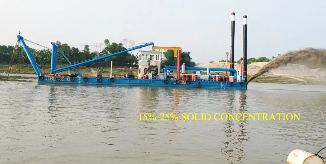 CSD250 River Sand Dredging Machine Cutter Suction Dredger Equipment