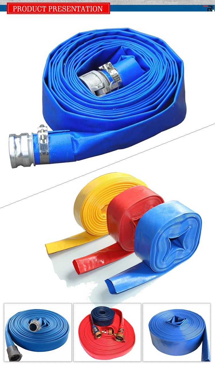 High Pressure PVC Layflat Water Discharge Pipe Pump Irrigation Hose