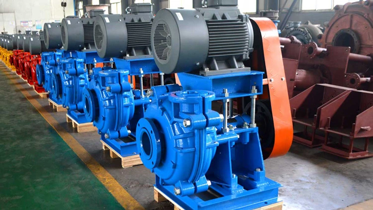 Horizontal Small Belt Driven Slurry Centrifugal Pump Shaft Sleeve