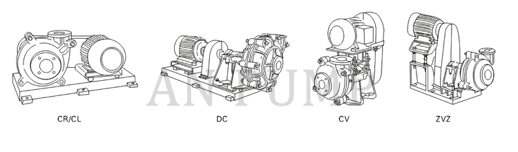 Horizontal Small Belt Driven Slurry Centrifugal Pump Shaft Sleeve