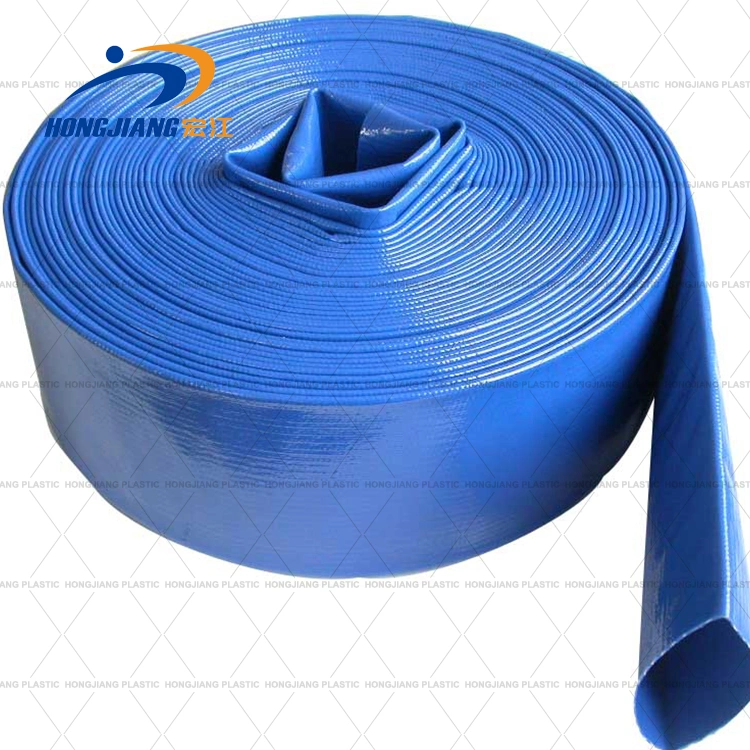 1.25&quot; Dia X 100 FT Discharge and Backwash Hose for Swimming Pools, Heavy Duty Reinforced Lay Flat Discharge Hose