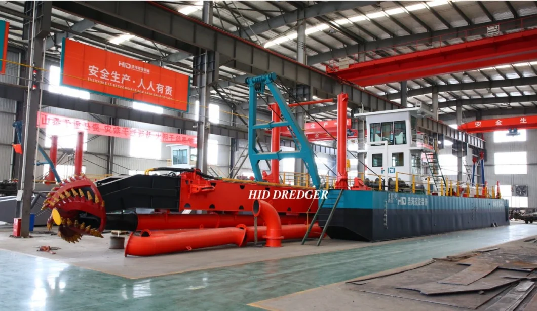 14 Inch Gold Dredging Machine Bucket Wheel Dredging Equipment Hydraulic Sand Gold Cutter Suction Dredger