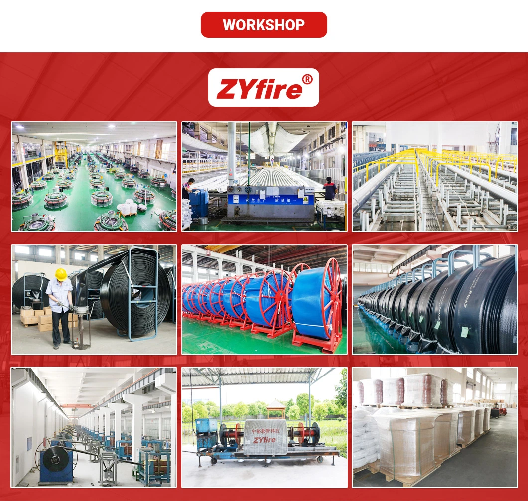 Zyfire Environmental Protection Long Distance Water Supply 10 Inch Water Discharge Hose Slurry Hose Pipe