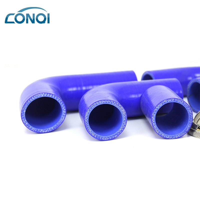 Auto Car Parts High Temperature Industrial Rubber Flexible Air Intake Coolant Water Air Silicon Hose Pipe Tube Elbow Braided Radiator Intercooler Silicone Hose