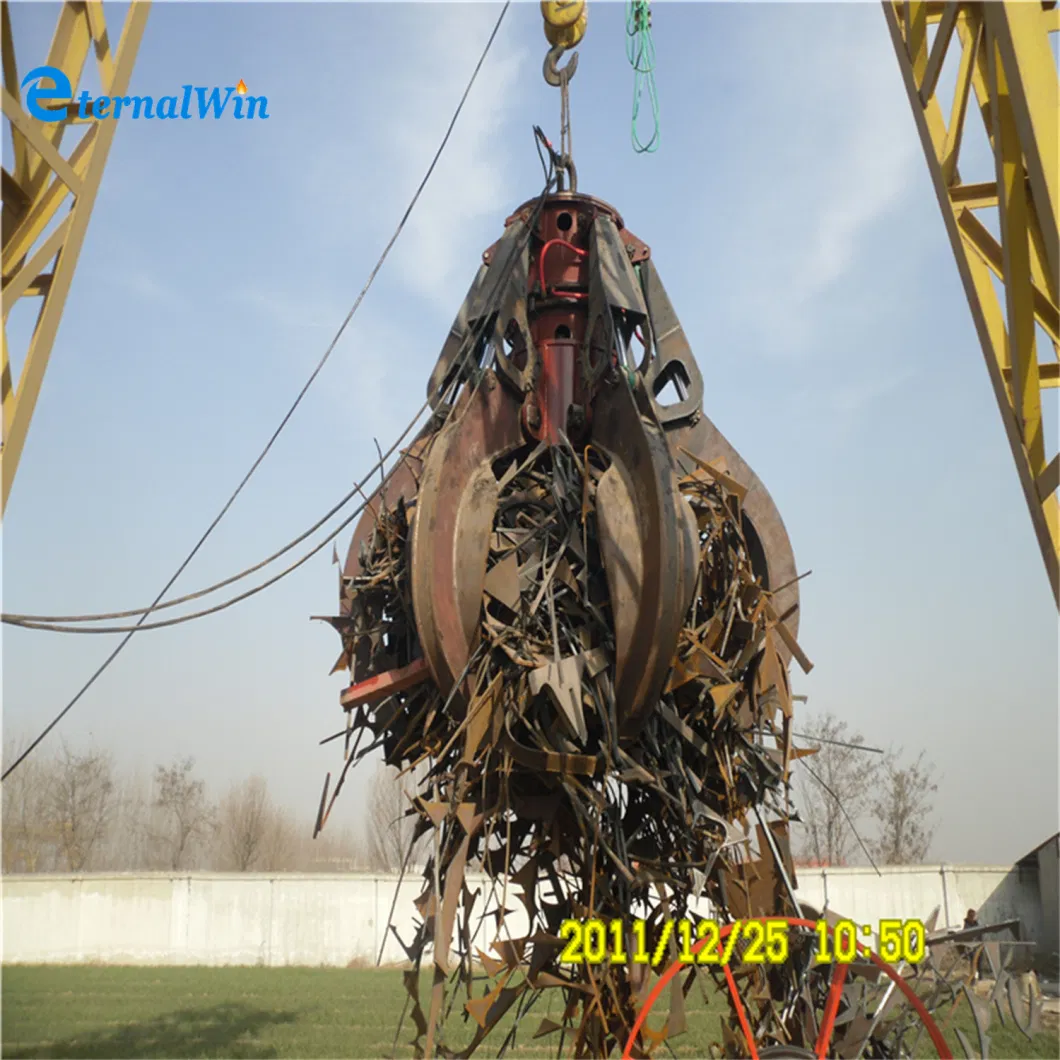 Hydraulic Electric Excavator Wood Grabber Grab Grapple Grip Bucket for Crane