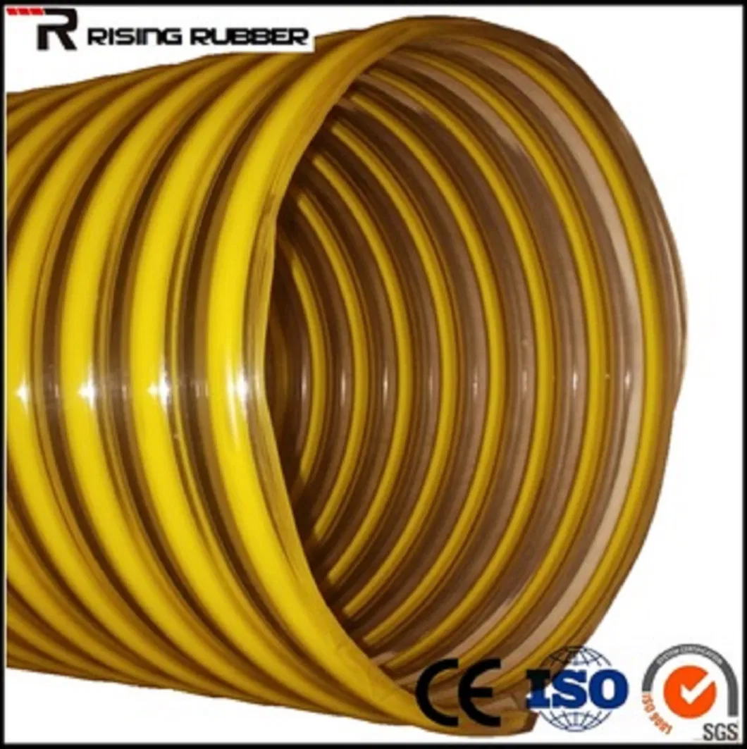 PVC Flexible Corrugated or Smooth Surface Helix Suction Hose