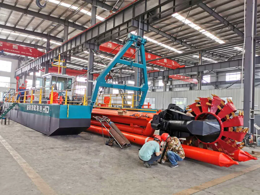 14 Inch Gold Dredging Machine Bucket Wheel Dredging Equipment Hydraulic Sand Gold Cutter Suction Dredger