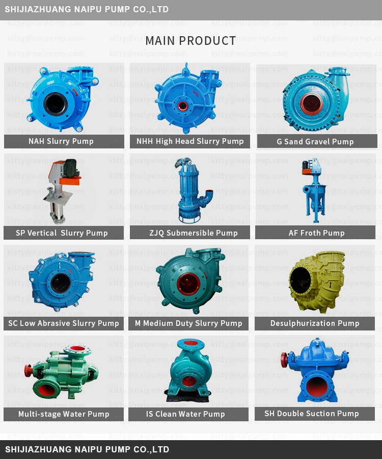 Single Casing Sand Suction Gravel Dredge Pump Part