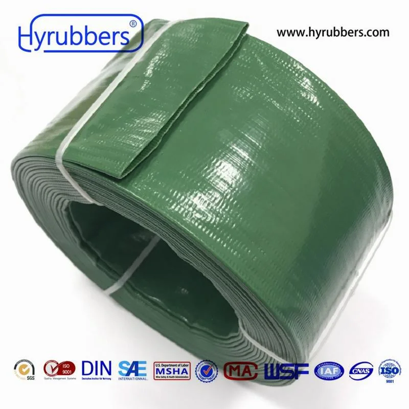 Water Discharge Hose PVC Layflat Hose Assembly