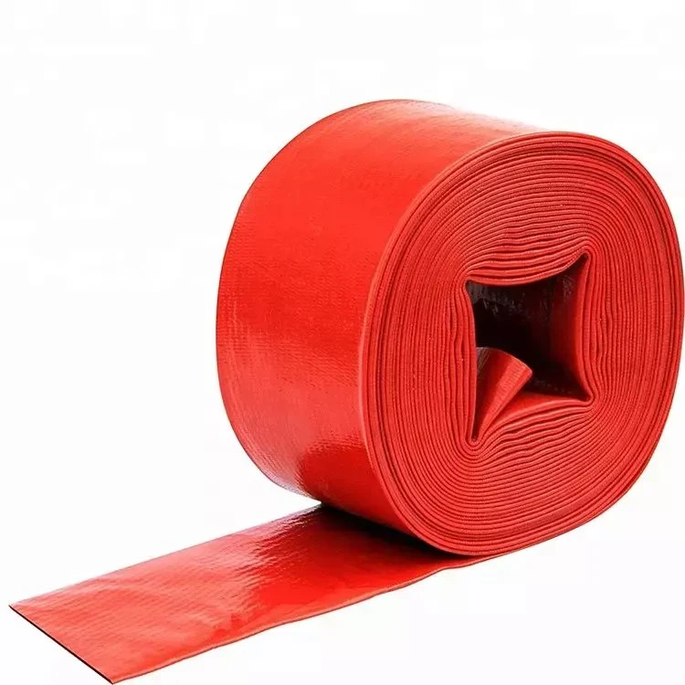 1 2 3 4 5 6 8 10 12 Inch PVC Lay Flat Discharge Pipe Hose for Water Drain Pump Agriculture Irrigation