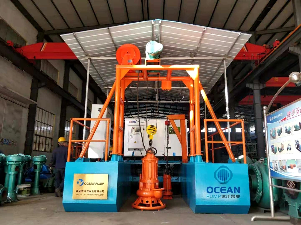 Ghana 8-Inch Submersible Drain Dredger Submersible Dredge Manufacturer Small Submersible Dredger with Big Flow