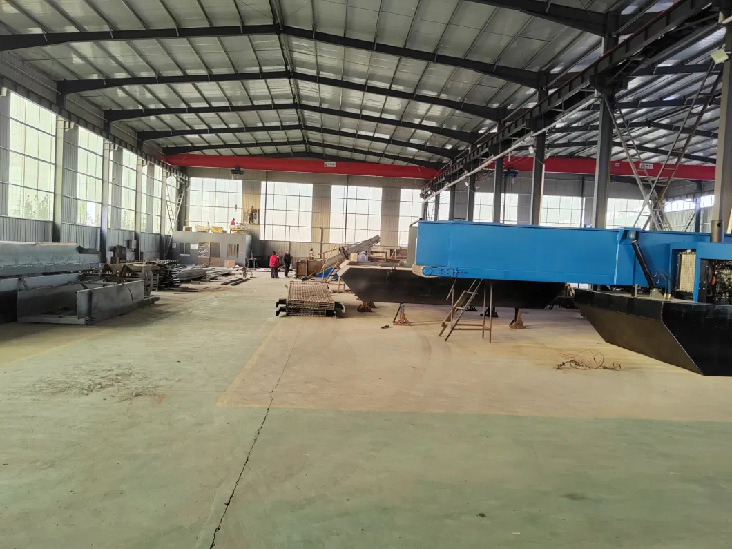 100t Capacity River Gold Mining Dredge with Drum Screen