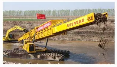 Floating Pontoon for Amphibious Excavator Swamp Buggy Excavator Hydraulic Dredging Excavators Equipment