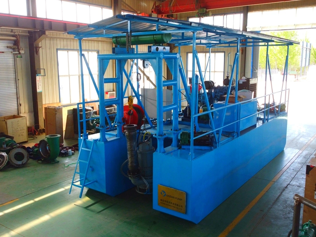 Ghana 8-Inch Submersible Drain Dredger Submersible Dredge Manufacturer Small Submersible Dredger with Big Flow