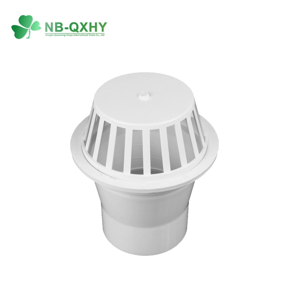 Factory DIN GB PVC Plastic Pipe Fitting Drainage Breathable Roof Drain