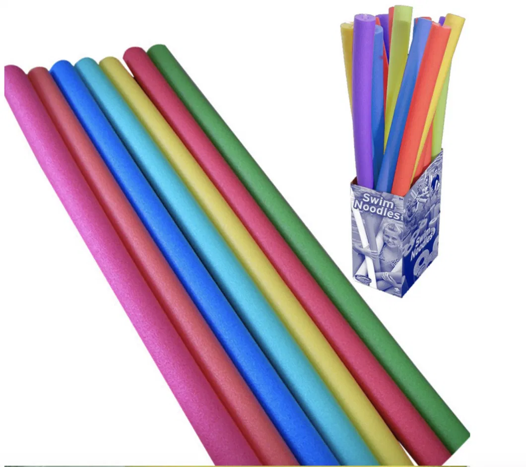 Hot Selling EPE Foam Tube Soft Foam Swim Floats Beach Noodle Swimming Tubes for Adults Swimming