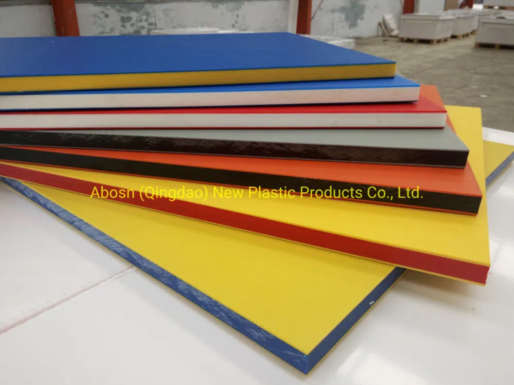 6-25mm Textured Dual Color HDPE Sheet Orange Peel Marine Board